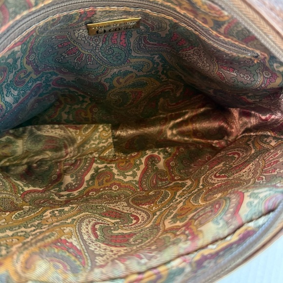 Cosci Hand Made in Italy Elegant Brown Woven Crossbody Bag - Picture 12 of 16